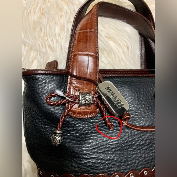 🌺MAGGIB MINI TOTE BAG🌺LEATHER 🌺#MGG - Picture 7 of 17